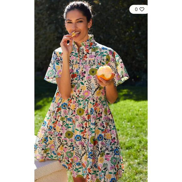 Ro's Garden Vibeka Ruffled Mini Dress - Picture 1 of 7
